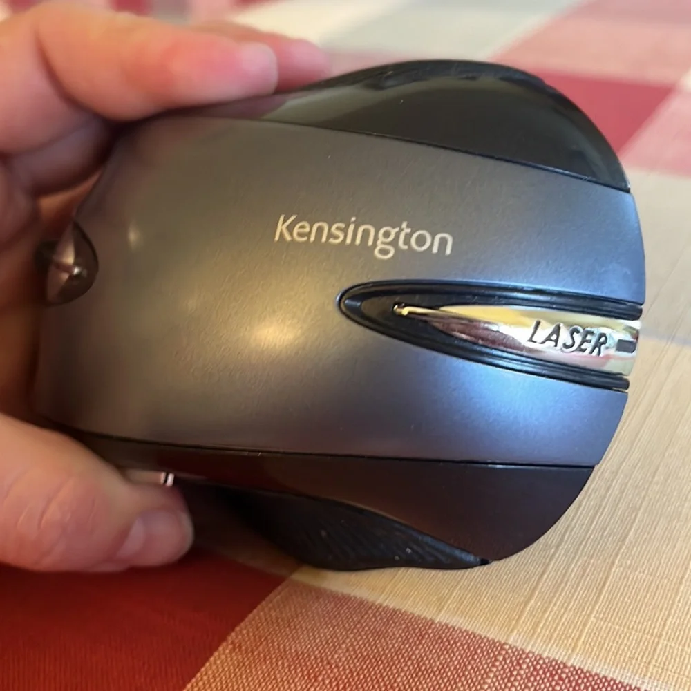 Kensington Pilotboard Laser Wireless Desktop Mouse #64390 wo/ receiver